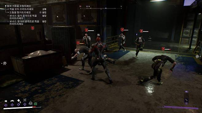 다대일 전투는 여전