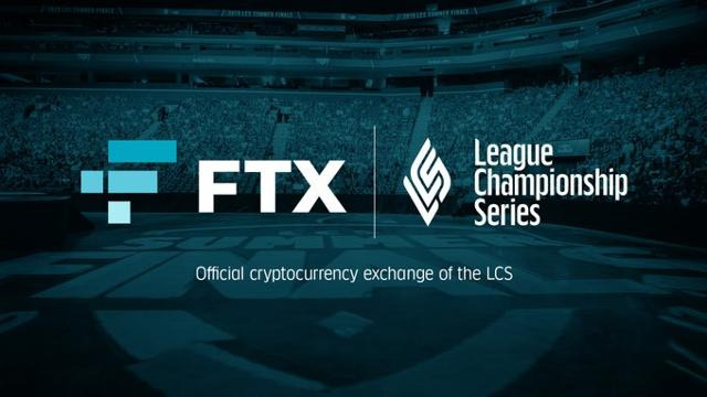 리그 오브 레전드 북미 프로리그인 LCS와 FTX의 후원 계약을 알린 LCS 트위터.