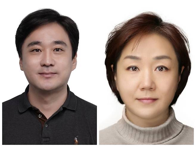 왼쪽부터 태기식, 이현주 교수 *재판매 및 DB 금지