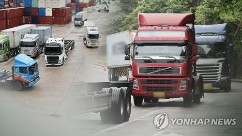 화물차 (CG) [연합뉴스TV 제공]