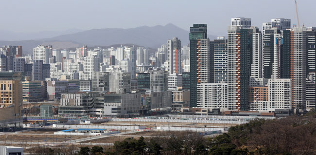 정부세종청사 일대 밀집지역 전경. 뉴시스