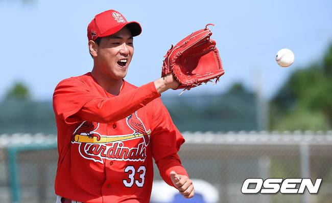 [OSEN=주피터(미국 플로리다주),박준형 기자] 세인트루이스 시절 김광현. /soul1014@osen.co.kr