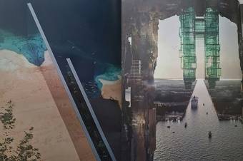 네옴에서 배포하는 ‘더 라인’ 책자 속 이미지. /네옴 제공