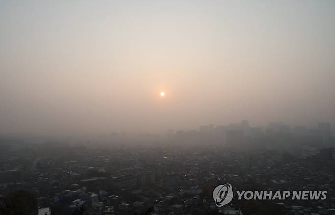 충북 중부 5개 시·군 초미세먼지주의보 해제 [연합뉴스 자료사진]