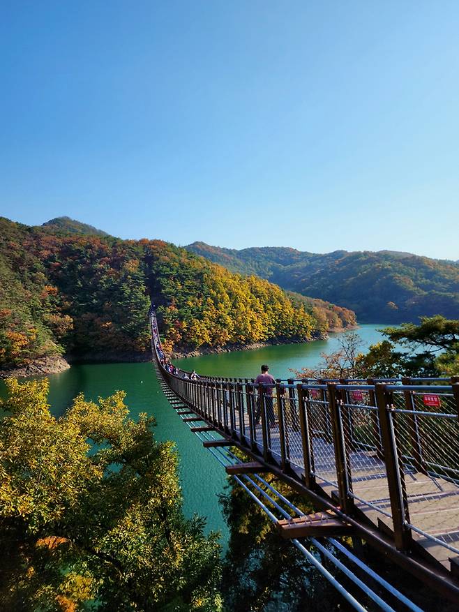 옥순봉 출렁다리