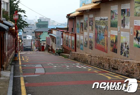 4일 인천 중구 차이나타운거리가 한산한 모습을 보이고 있다. 2020.8.4/뉴스1 ⓒ News1 정진욱 기자