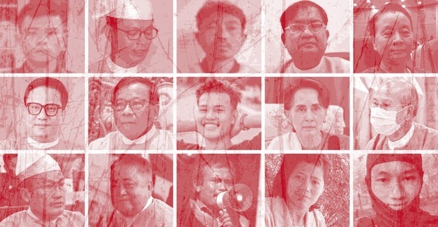 무거운 형량을 받은 미얀마 민주인사들 [RFA 홈페이지 캡처. 재판매 및 DB 금지]