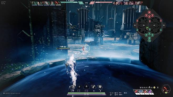 그림자 연못에서 은신중인 레버넌트.