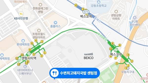 - 수변최고돼지국밥 위치 [출처: 네이버 지도]