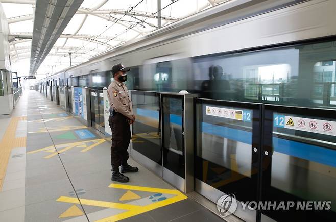 인도네시아 자카르타 MRT [EPA 연합뉴스 자료사진. 재판매 및 DB 금지]