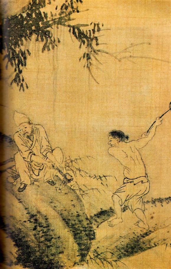 윤두서, 돌깨기