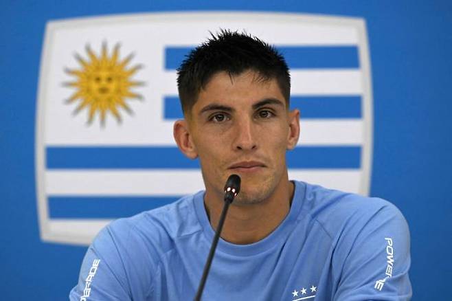 우루과이의 골키퍼 세르지오 로체트.&nbsp; &nbsp;AP 연합