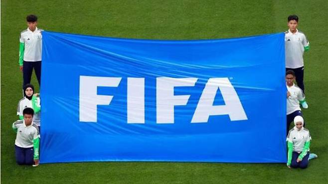 중국 관영 매체들은 카타르 월드컵 개막식에서 FIFA 깃발을 든 6명 중 3명이 중국인이라고 전했다