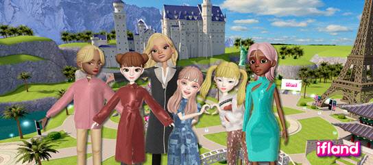 다양한 피부색이 적용된 아바타가 ‘비르거 크리스텐슨’의 디지털 의상을 착용하고 있다.