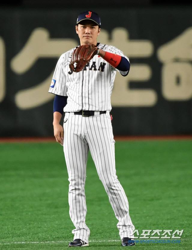 2019년 프리미어12에 일본대표로 출전한 사카모토. 박재만 기자 pjm@sportschosun.com