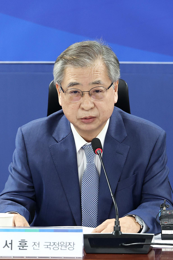 Suh Hoon, former President Moon Jae-in’s national security adviser