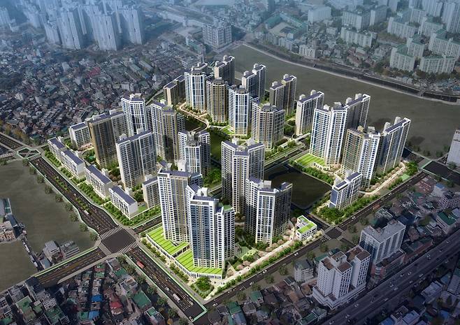 서울시 성북구 장위동 ‘장위자이 레디언트’ 조감도. [사진 제공 = GS건설]