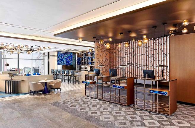 르메르디앙 리셉션 데스크.  /사진= 메리어트