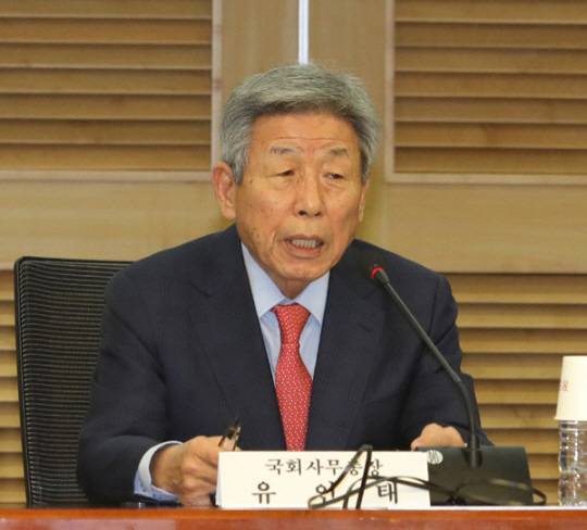 유인태 전 국회 사무총장. 뉴시스 자료사진