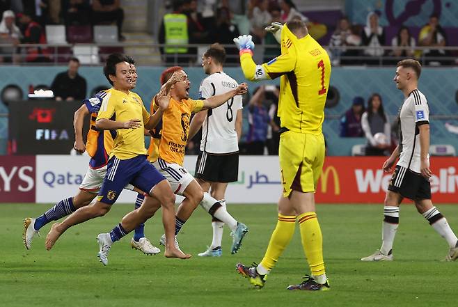 일본 축구대표팀. 연합뉴스