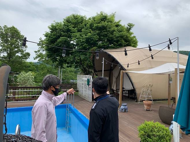 야영장 화재 안전 점검하는 강원소방 [강원도소방본부 제공. 재판매 및 DB 금지]