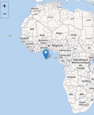아프리카 기니만 위치(사진=위키피디아 자료사진)