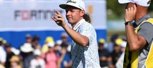 대회 이틀째 단독 2위로 뛰어오른 캐머런 스미스. [사진=호주PGA]