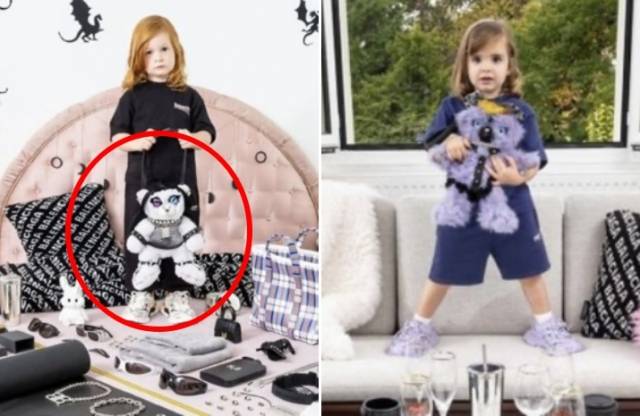 '아동 포르노' 논란이 불거진 발렌시아가 광고. 트위터 캡처