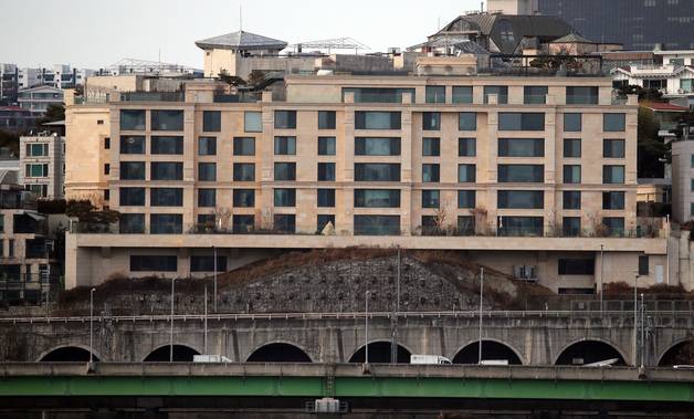 한남대교 남단에서 바라본 서울 용산구 한남동 파르크한남. /사진제공=뉴스1