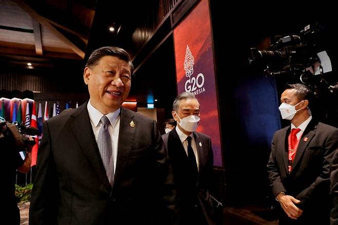 조선중앙통신은 시 주석이 김 위원장에게 "북중관계를 고도로 중시하고 있다"는 답전을 보냈다고 밝혔다. 사진은 시 주석이 지난 16일 주요 20개국(G20) 정상회의에 참석한 모습. /사진=로이터