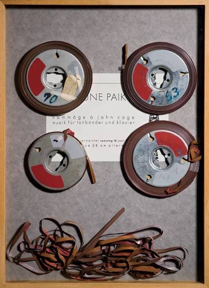 백남준, 존 케이지에 대한 경의 테이프와 피아노를 위한 음악 [백남준아트센터]