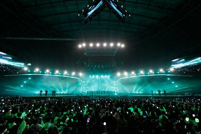 The 2022 Melon Music Awards ceremony takes place at the Gocheok Sky Dome in Seoul on Saturday night. (Kakao Entertainment)