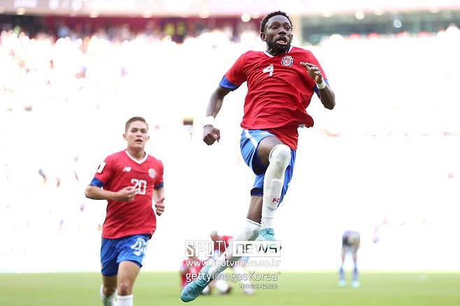 ▲ 2022 카타르 월드컵 일본전에서 골을 넣고 기뻐하는 코스타리카의 케이셔 풀러