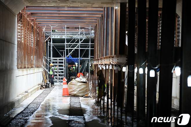 광주 도시철도 2호선 공사 현장 자료사진./뉴스1 ⓒ News1