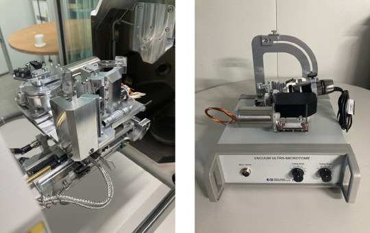진공용 초박절편기. 사진=한국기초과학지원연구원 제공