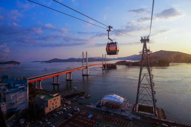 2023 열린관광지에 선정된 경남 사천바다케이블카. 한국관광공사 제공