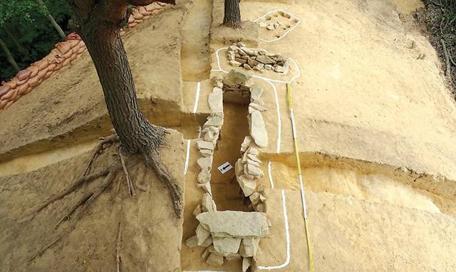 ▲백제권으로 인식되었던 장수지역에 가야가 화려함을 수놓았다. 가야는 문헌기록이 얼마 남지 않아 수수께끼 왕국으로 불리면서 많은 무덤을 남겼으며 가야사는 ‘무덤의 역사’라 칭한다. 국가사적인 동촌리 고분군을 비롯하여 9개의 고분군에 240기의 중·대형 무덤이 자리하는 것으로 확인되고 있다.Ⓒ장수군