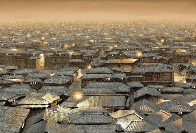 정영주의 ‘City - Disappearing Landscape 515’ [사진=서울옥션]