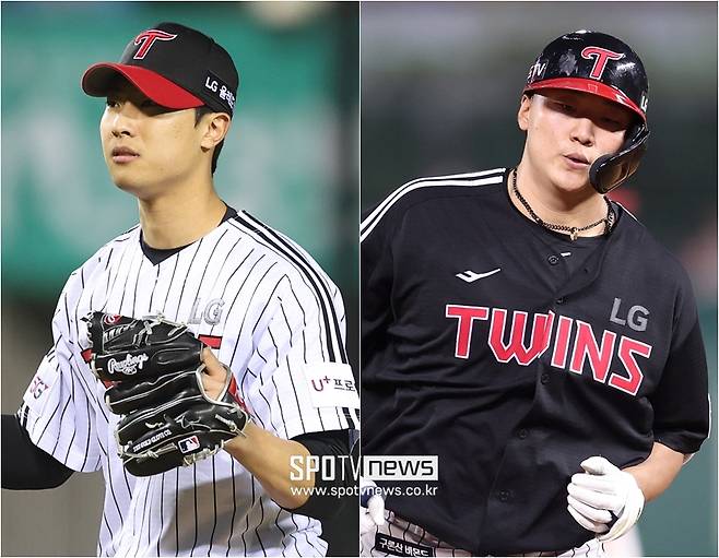 ▲ LG 이정용(왼쪽)과 이재원이 상무 지원을 취소했다. ⓒ 곽혜미 기자