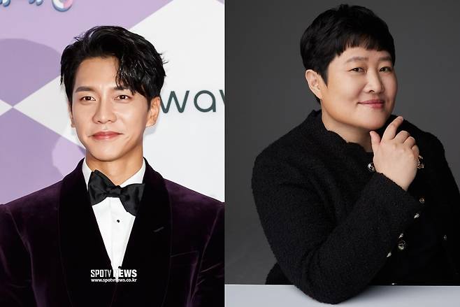 ▲ 이승기(왼쪽), 권진영 대표. 출처ㅣ ⓒ곽혜미 기자, 사랑의 열매