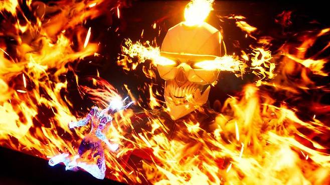 화려한 필살기 연출