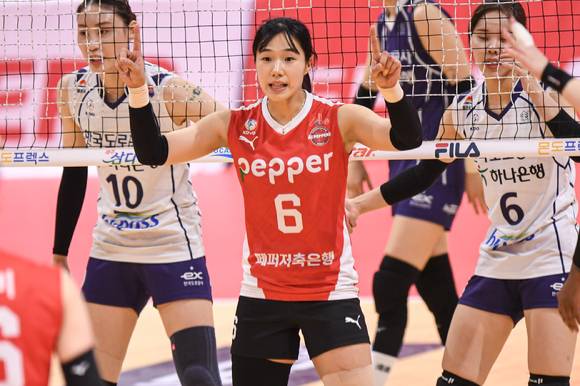 페퍼저축은행 주전 세터 이고은. [사진=한국배구연맹(KOVO)]