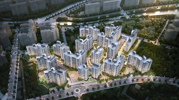 롯데건설 ‘원주 롯데캐슬 시그니처’ 조감도. 사진제공 ｜ 롯데건설