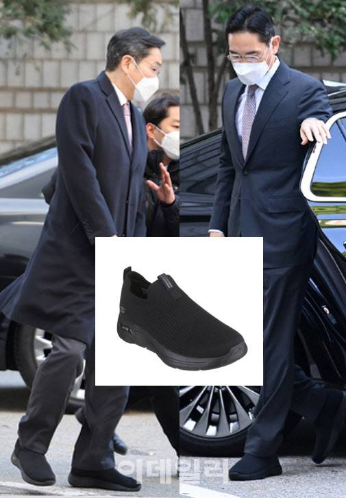 이재용 부회장이 1일 서울 서초구 법원종합청사 서문에 도착한 모습(왼쪽), 지난해 8월 재판 출석 당시 모습. (사진=연합뉴스)