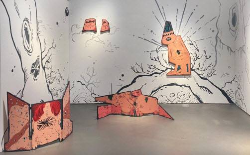 송송이 개인전 ‘Our essence’ 전시 전경(사진=부산 뮤지엄 원).