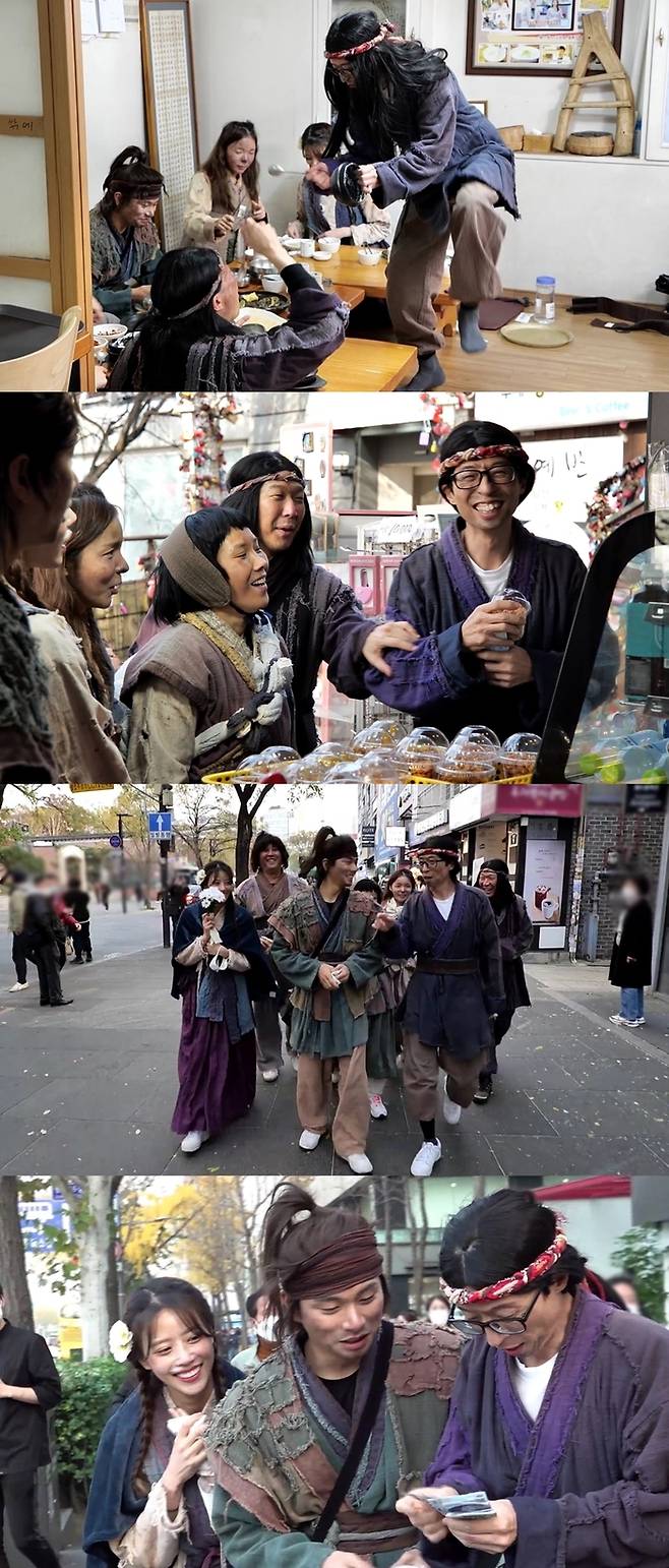 ‘놀면 뭐하니?’ 유재석이 거지꼴로 등장했다.사진=MBC 제공