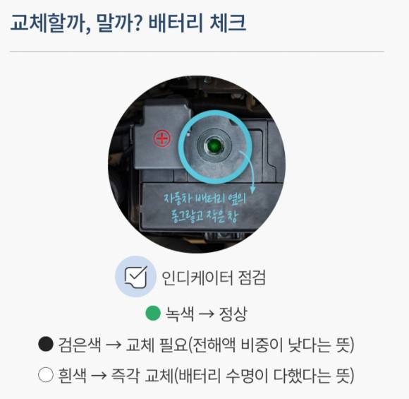 배터리 체크 방법. [사진=삼성화재]