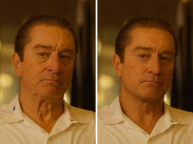 아이리시맨 주인공 로버트 드니로에 적용된 AI기술 [넷플릭스]