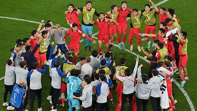 카타르 월드컵 16강 진출한 대한민국 (사진=게티이미지코리아)