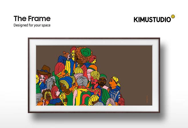 삼성전자 라이프스타일TV 더 프레임을 통해 선보이는 키뮤스튜디오 작품 이미지. [자료:삼성전자]